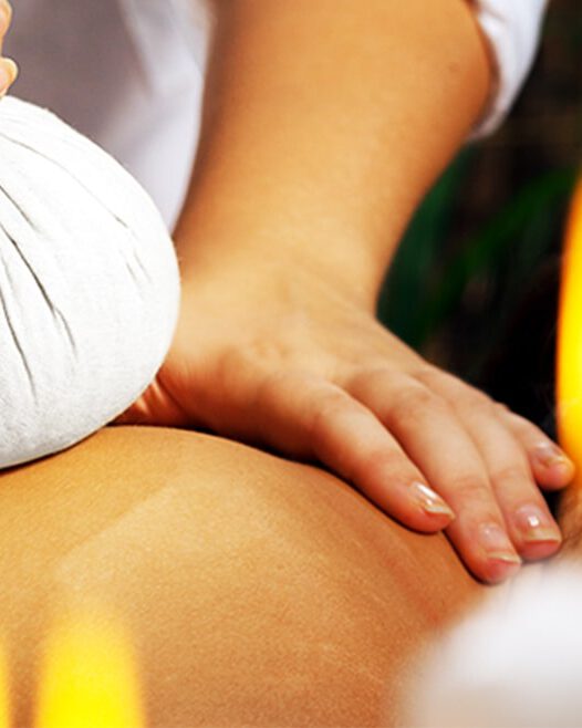 Relaxing massage with herbal compress, Viasun cosmetics WordPress Theme